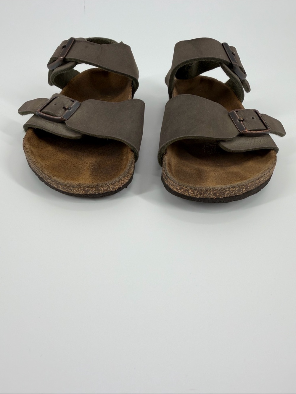 Birkenstock Kids New York Double Strap Mocha Sandals Size 29 - Picture 2 of 9